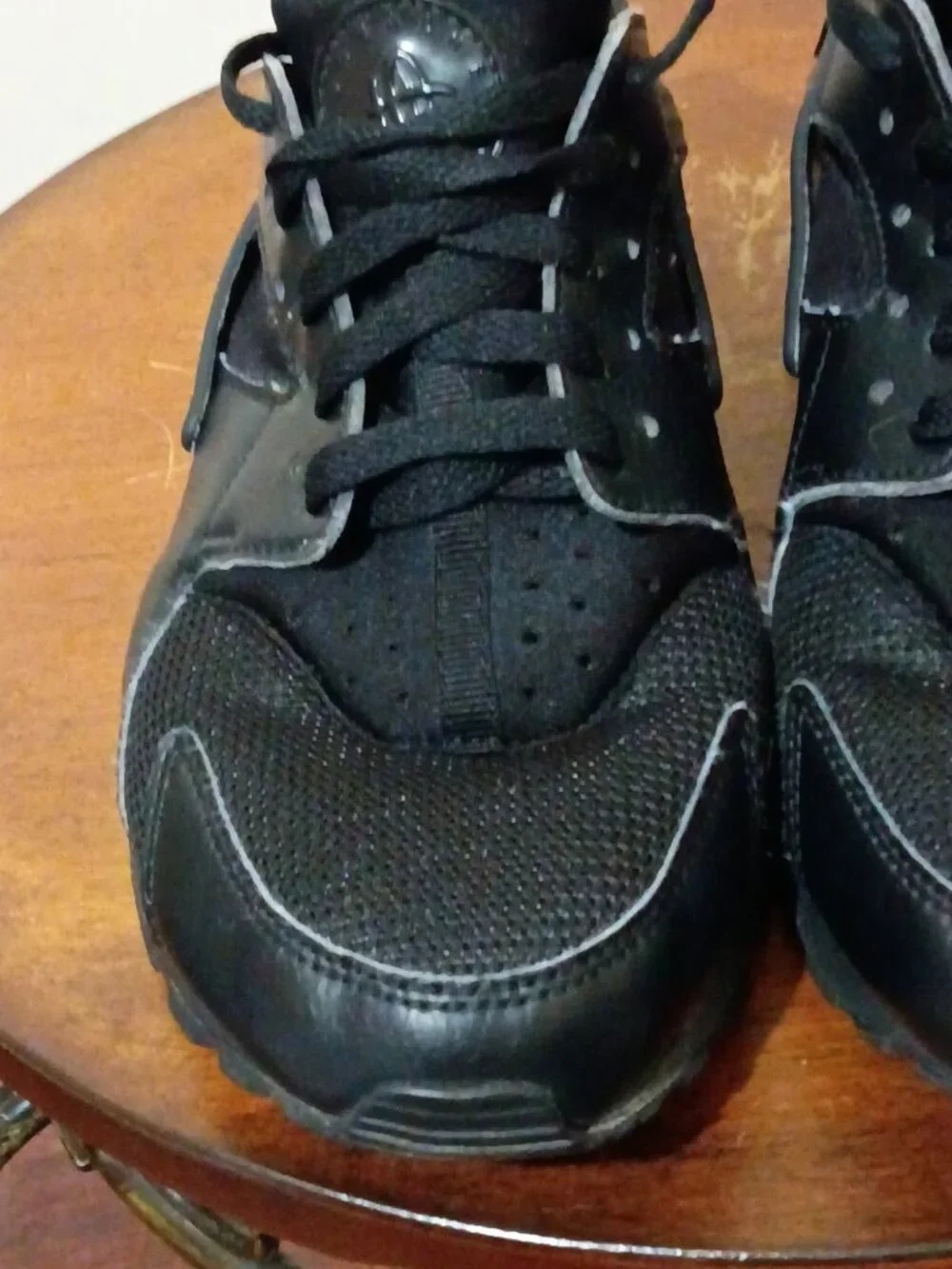 Nike Huarache Run Shoes Youth Size 7Y Kids Black Athletic Sneakers 654275-016
